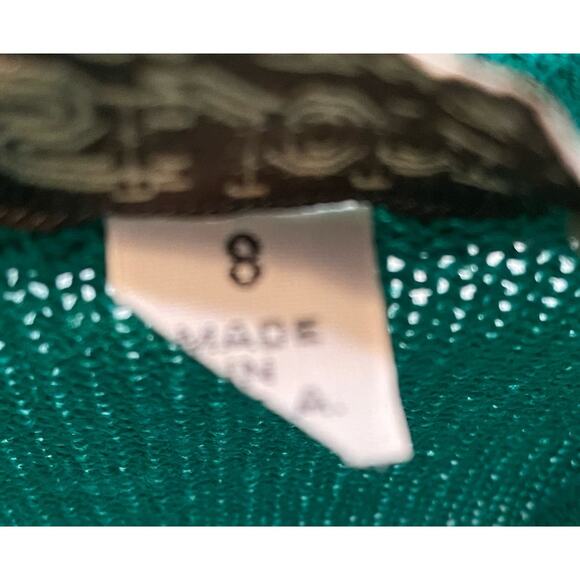 St. John Collection Vibrant Green Mini Dress - Picture 6 of 6